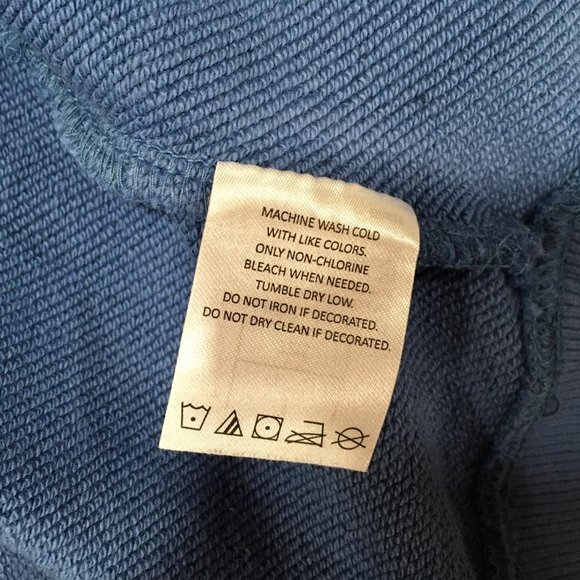 YJGLAM Men Sweater a Love Word Desing Navy Blue Neon Color Sz L G20 - Picture 7 of 8